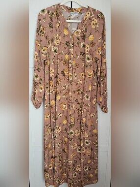 Vada Winter Amber Rose Maxi Dress